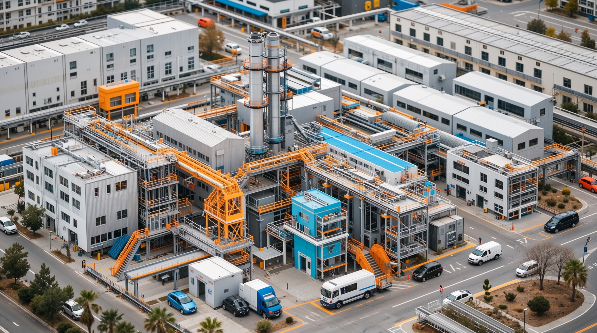 2025년 무역환경 변화에 따른 국내 제조업 및 리쇼어링 투자 확대를 나타내는 제조 시설 이미지