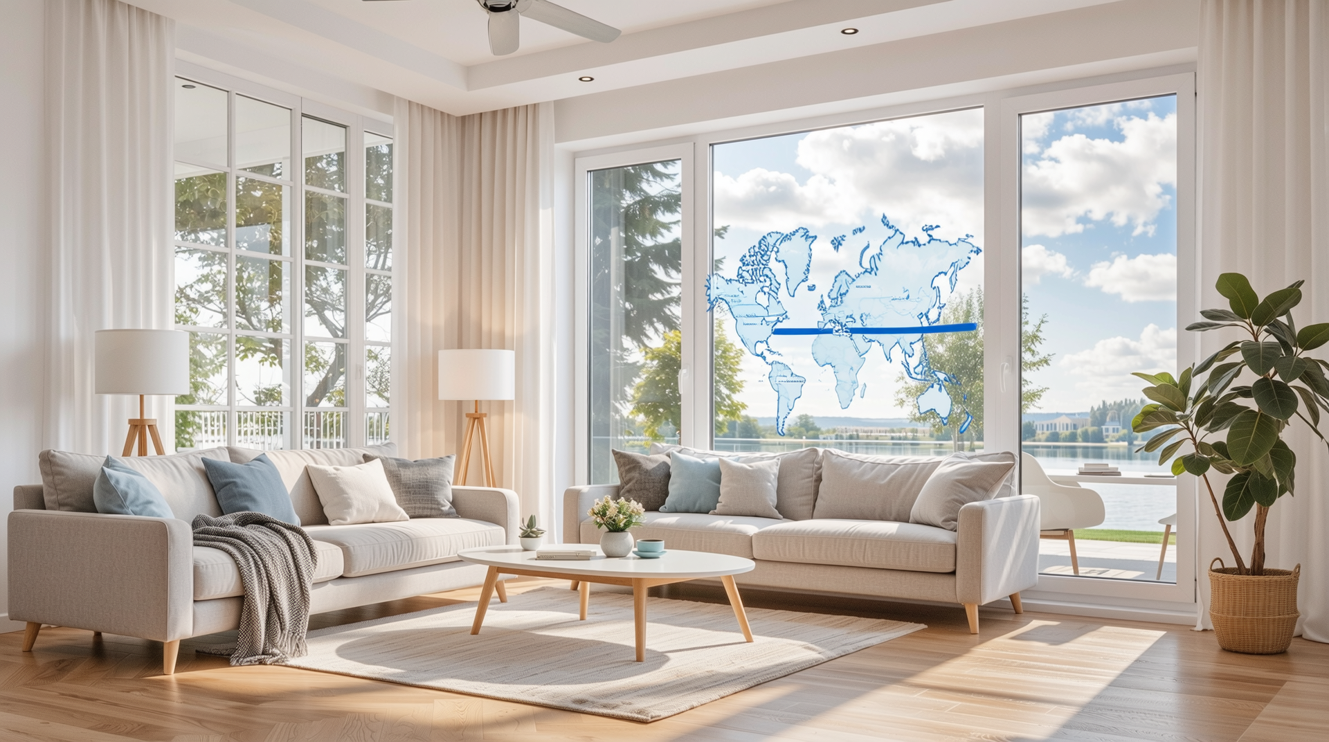 현대 창호의 맞춤 주문제작 가능성과 고급 단열 시스템, 일부 서비스 편차를 보여주는 이미지