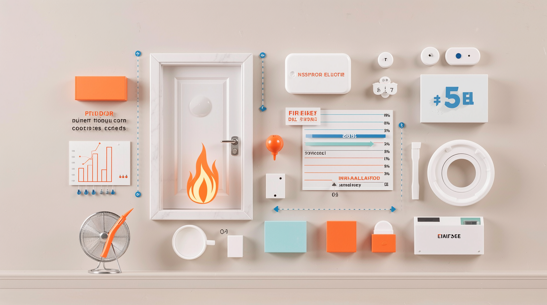 방화문 가격 구성 요소와 주요 비용 항목을 설명하는 인포그래픽