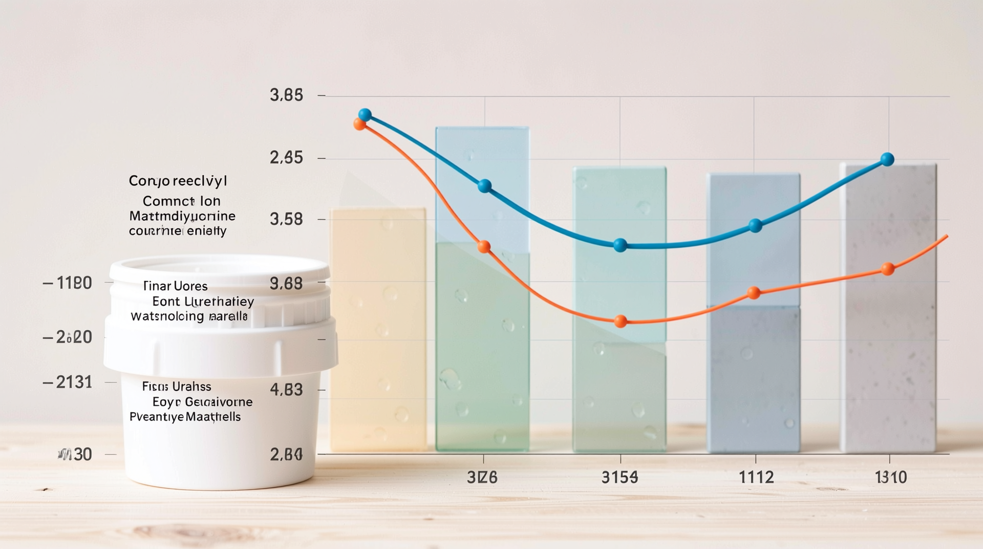 자재별 10년 비용 효율 비교 테이블 이미지