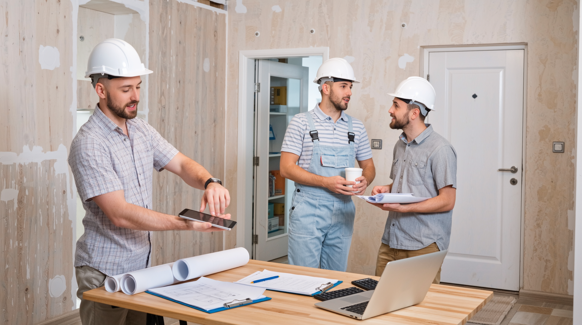 방화문 시공비 절감 전략과 업체 선택을 위한 상담 장면