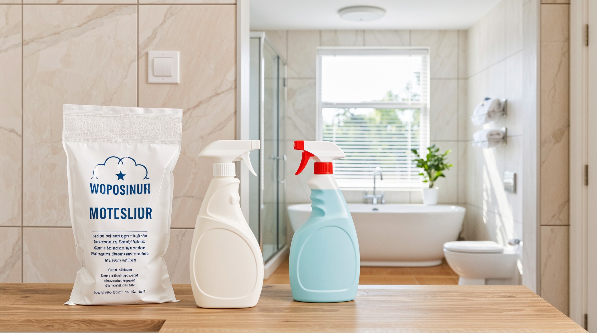 중성 세제를 사용한 청소와 환기가 잘 되는 깨끗한 욕실 공간