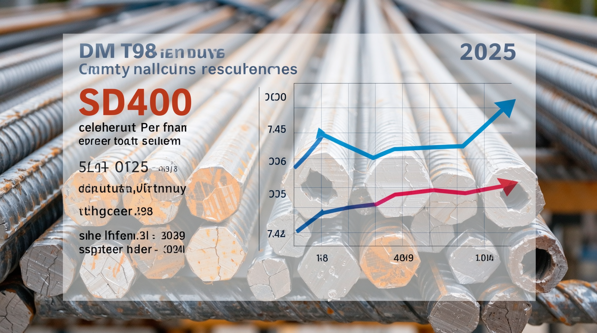 2025년 SD400과 SD500 철근 가격 및 특징 비교 요약 이미지
