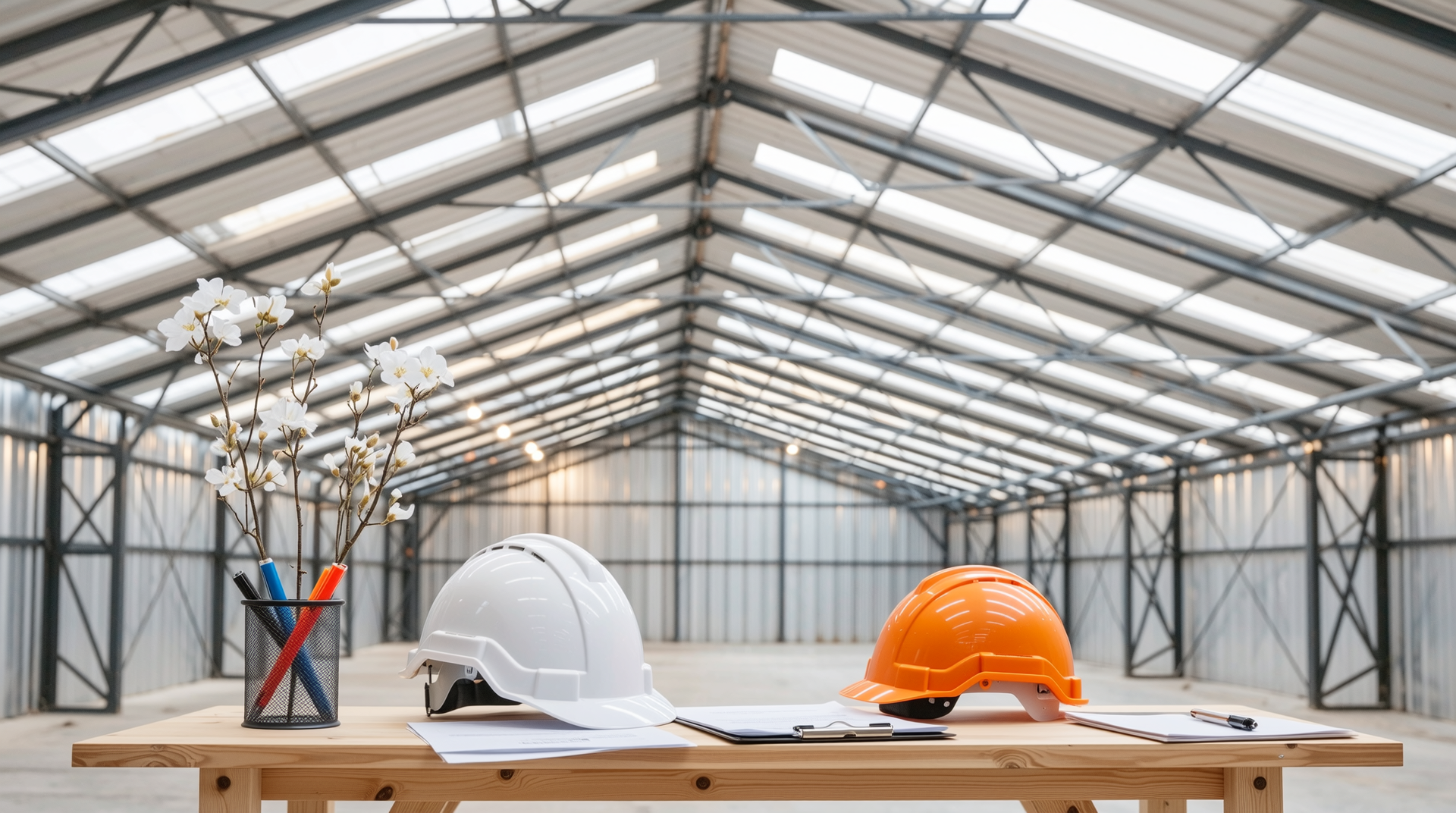 창고 지붕 교체 완료와 비용 절감 전략 상징 이미지