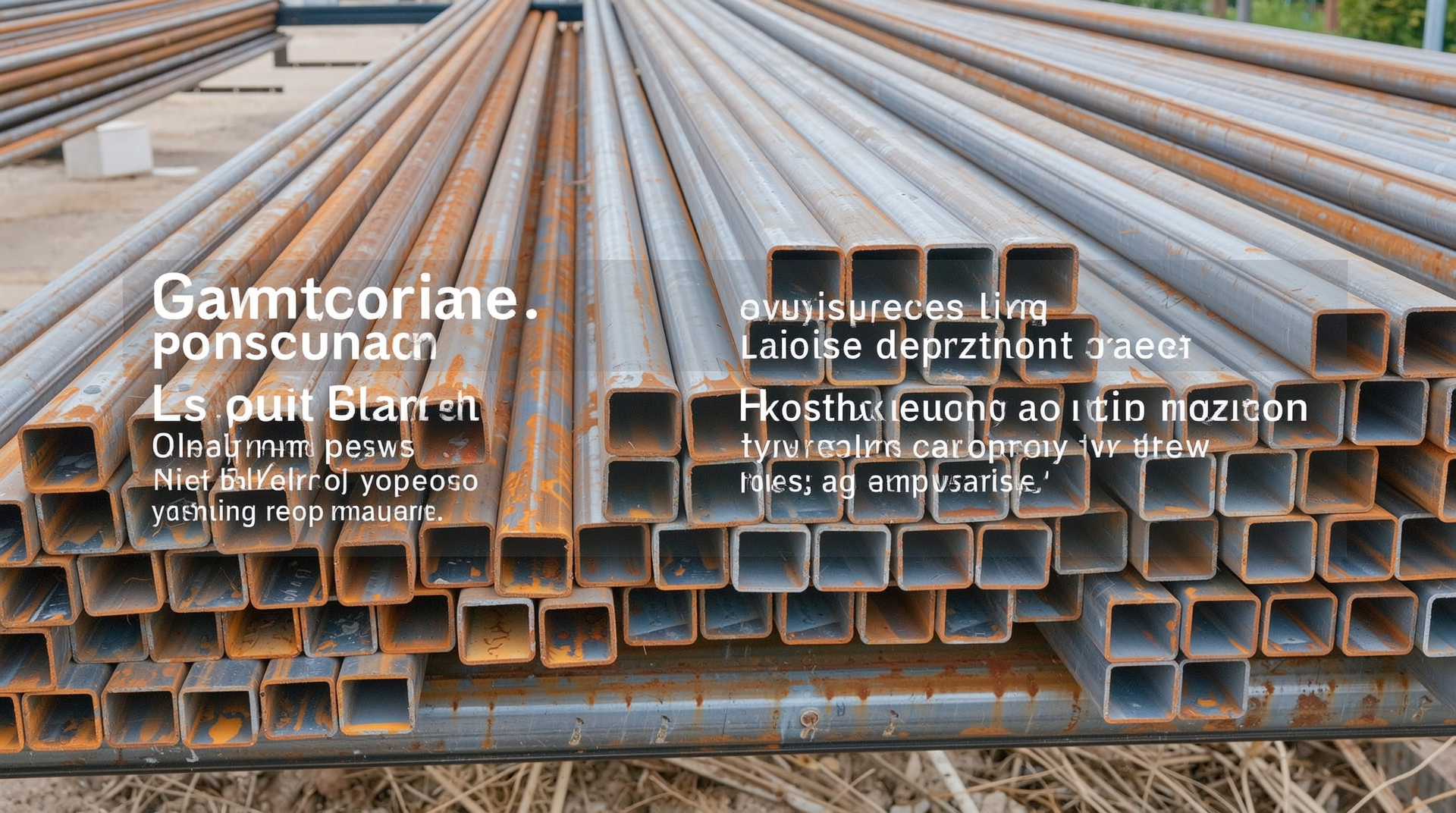 아연각관 구매 가이드 요약과 현장 적용 이미지