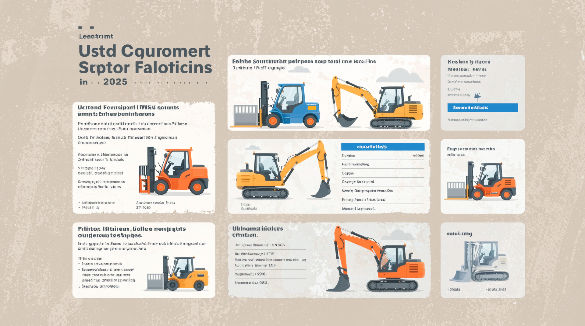 2025년 중고장비 정부 지원 정책 최신 동향을 보여주는 시각 인포그래픽