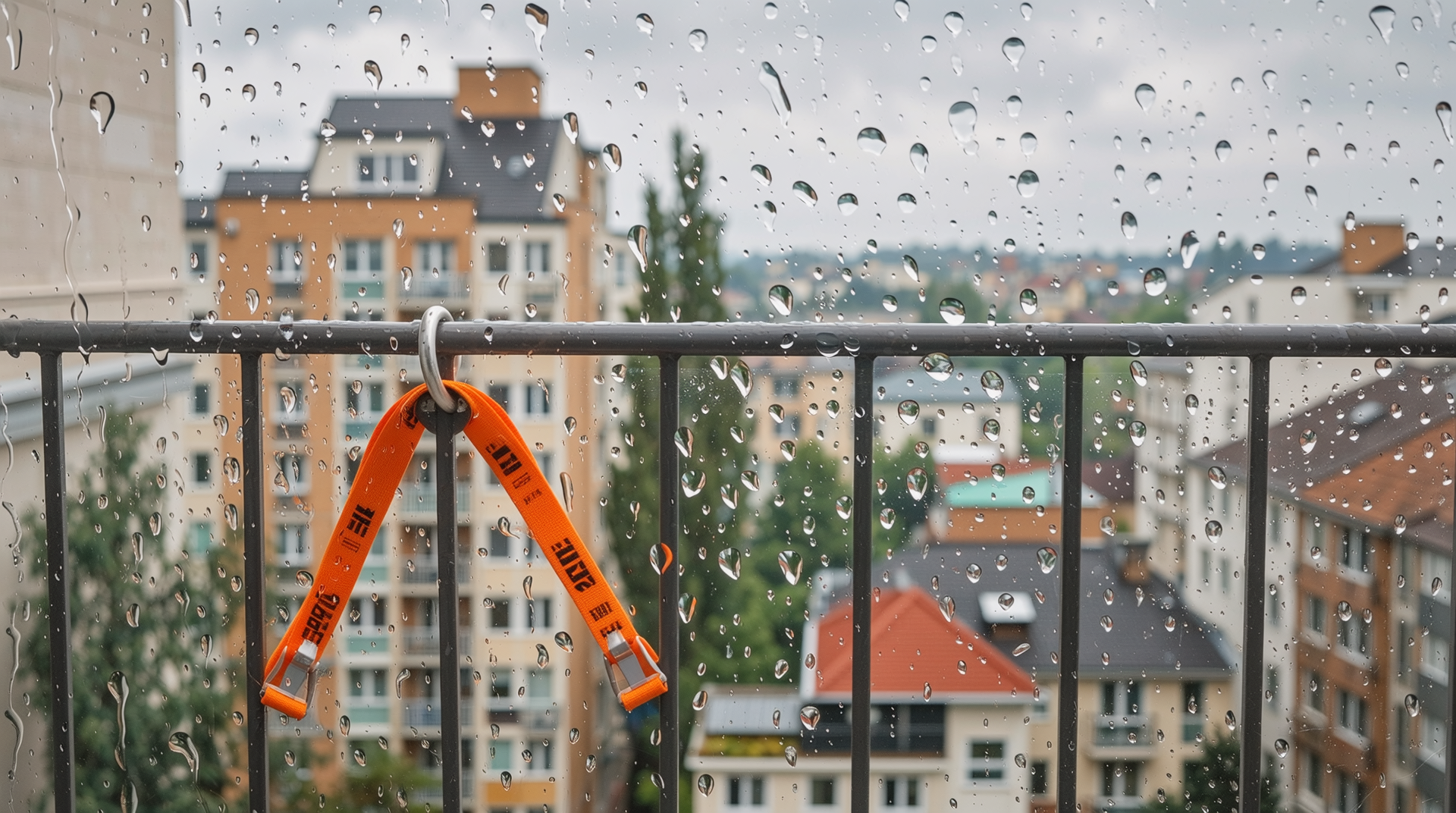 고층 아파트 베란다 DIY 점검 시 안전 장비와 비 오는 날 점검 주의 사항 안내 이미지