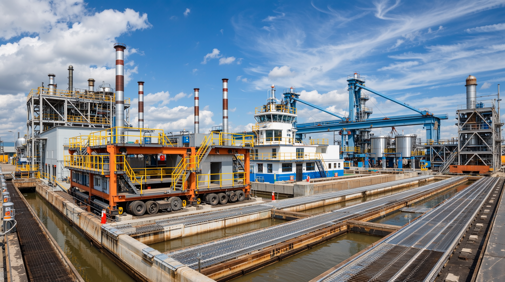 다양한 산업 현장 용도별 스틸 그레이팅 적용 사례