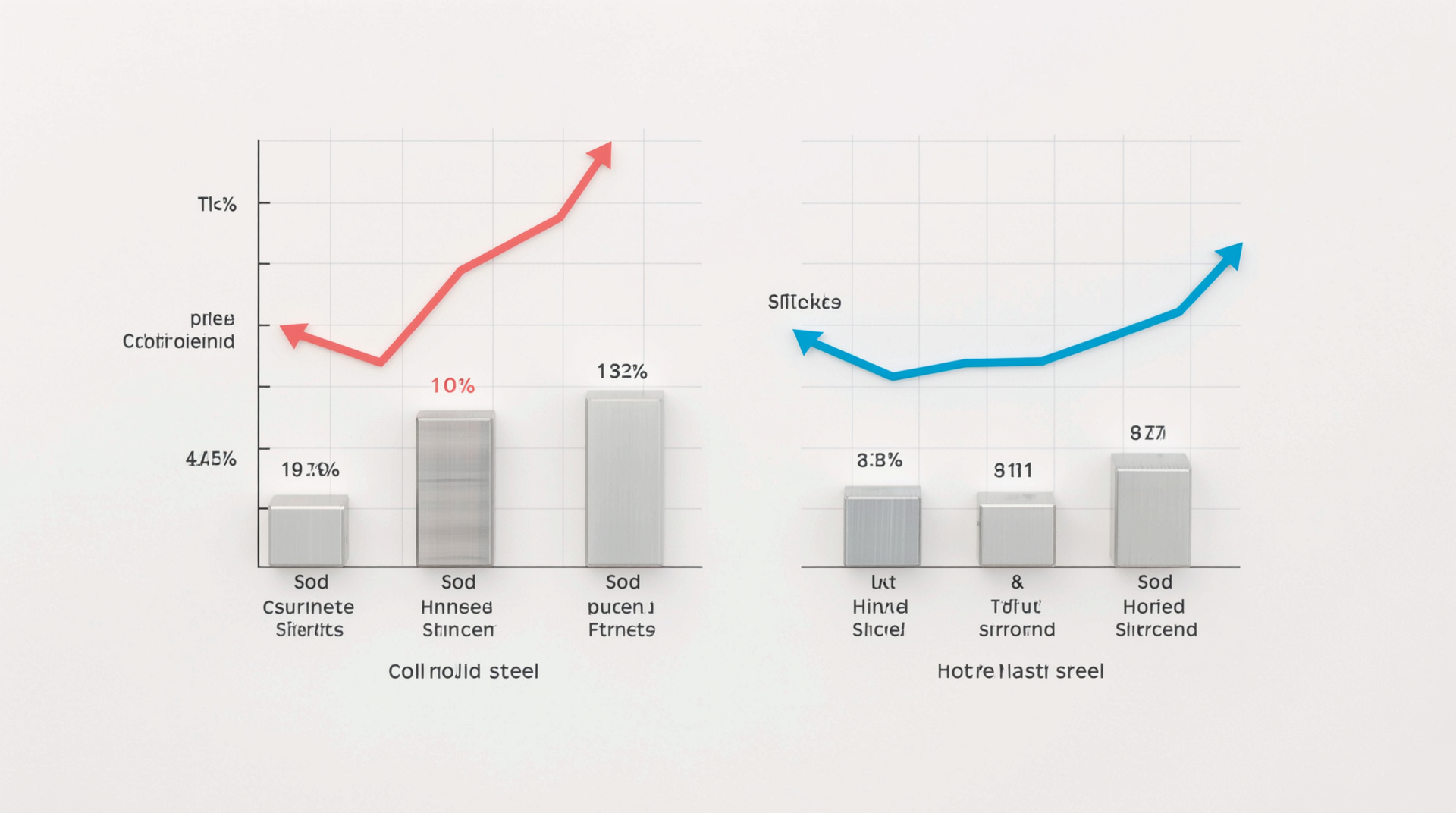 냉연강판과 열연강판의 가격, 강도, 표면 마감 품질, 가공성 비교 인포그래픽 이미지