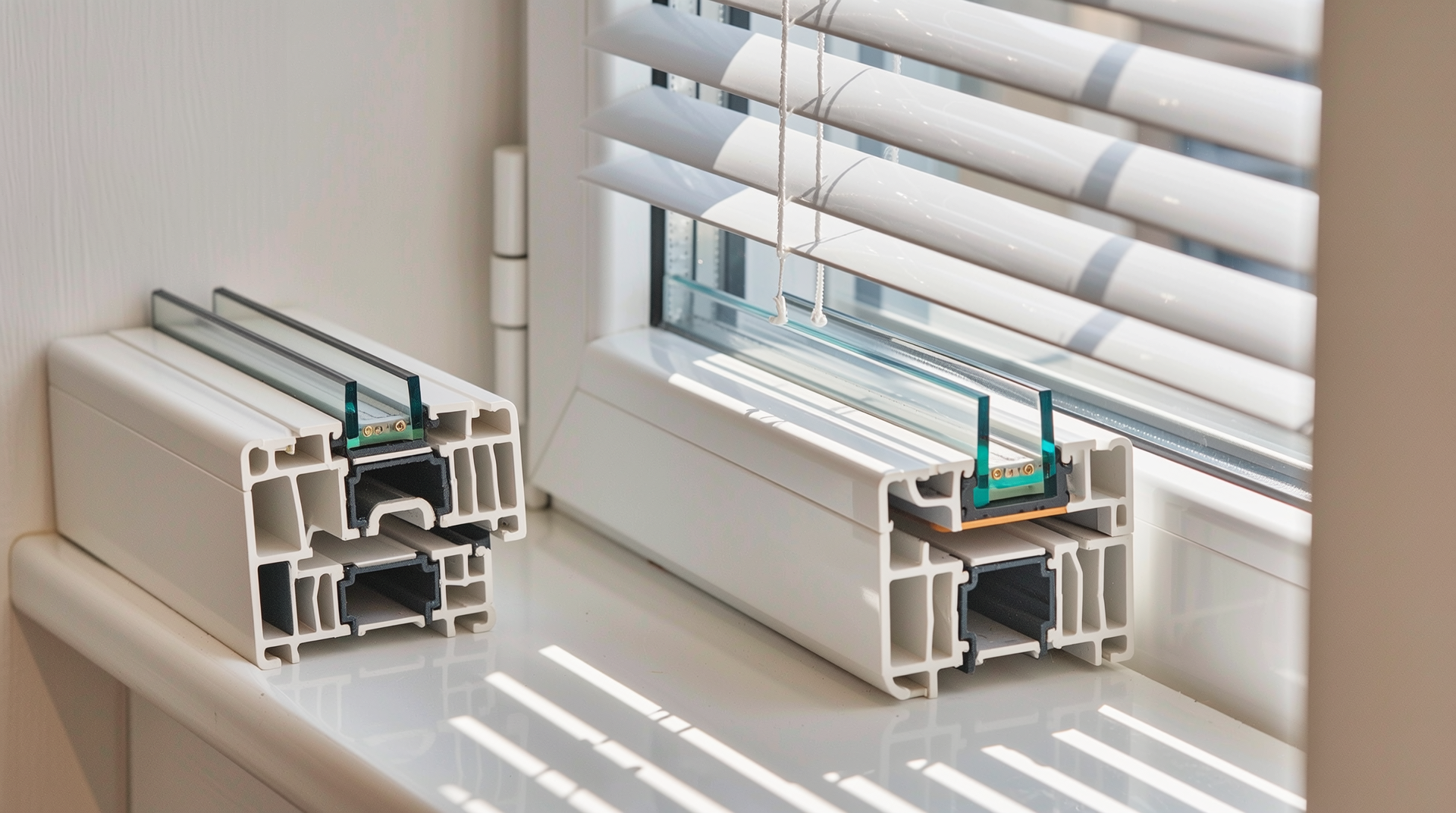 현대 주택의 샷시 창틀을 고화질로 보여주는 이미지