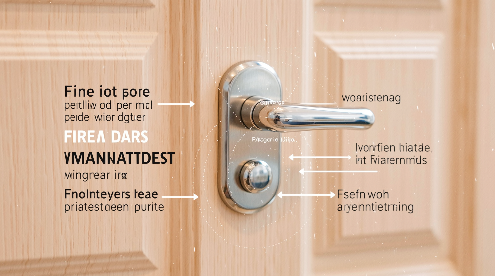 합리적인 방화문 구매를 위한 주요 조언을 요약한 인포그래픽