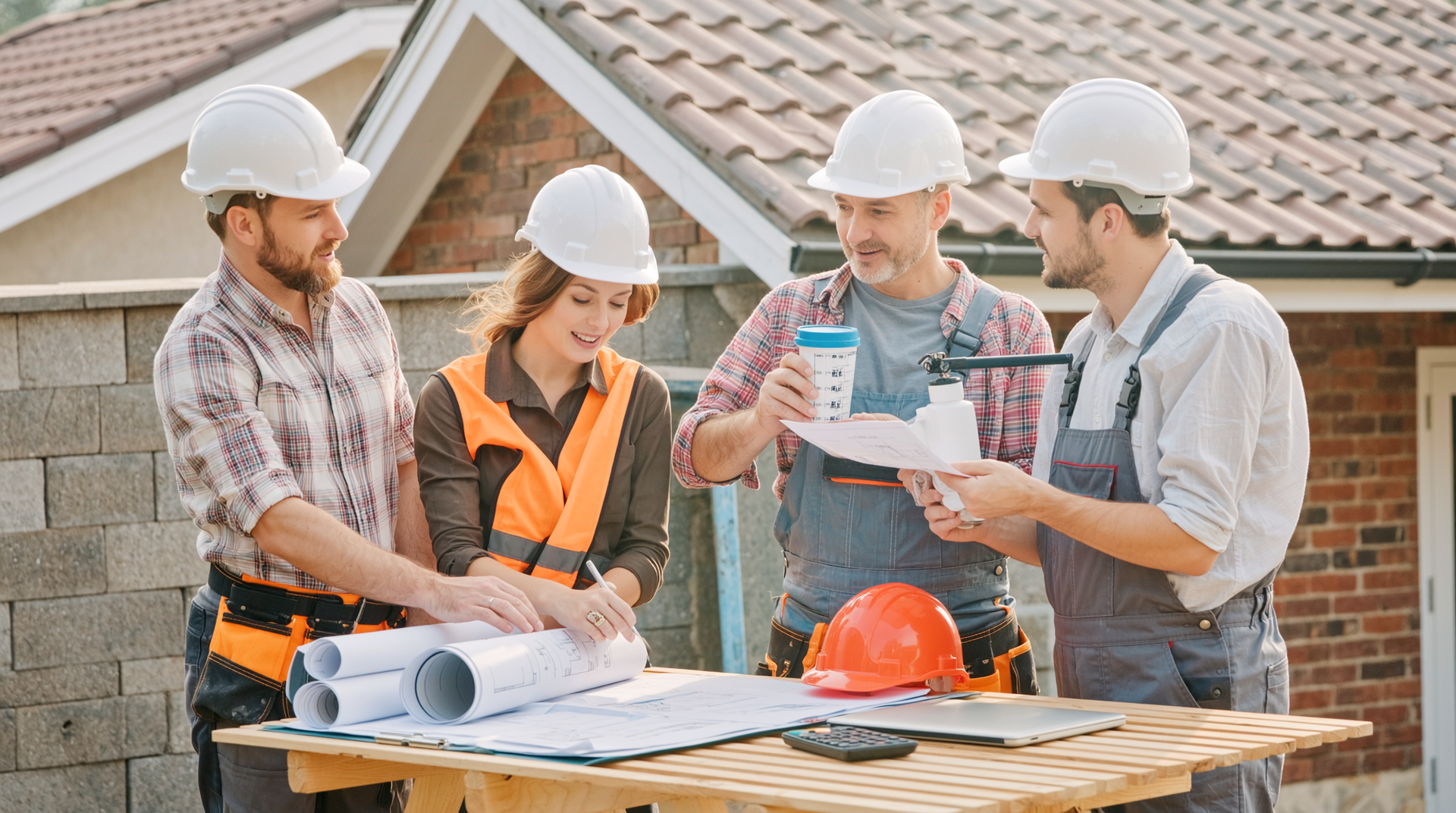 창고 지붕 교체비용 절감 방법 논의 현장 사진