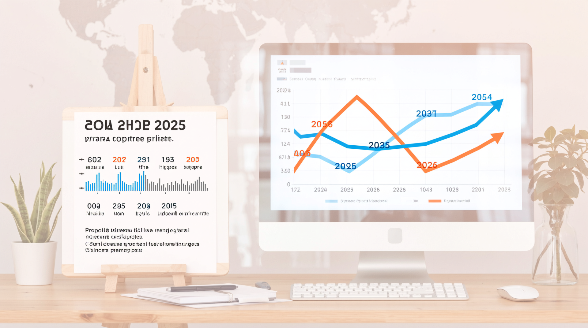 2025년 하반기 이후 목재 단가 전망과 변동성 예측을 나타내는 차트 이미지