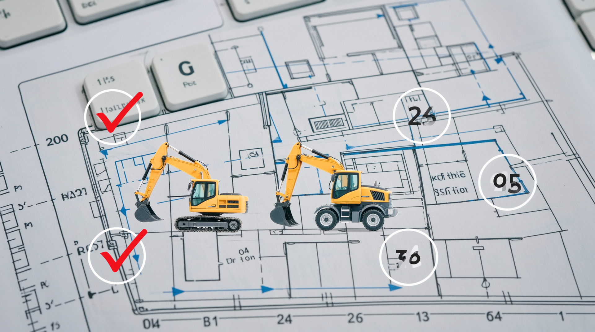2025년 건설기계 렌탈비 핵심 요약 및 관리 전략을 시각화한 이미지