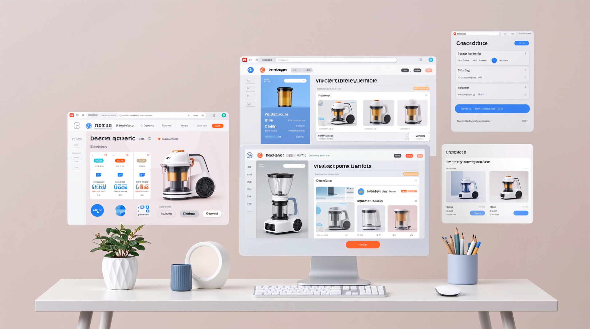 진공유리 가격 비교 사이트의 주요 기능과 인터페이스를 보여주는 이미지