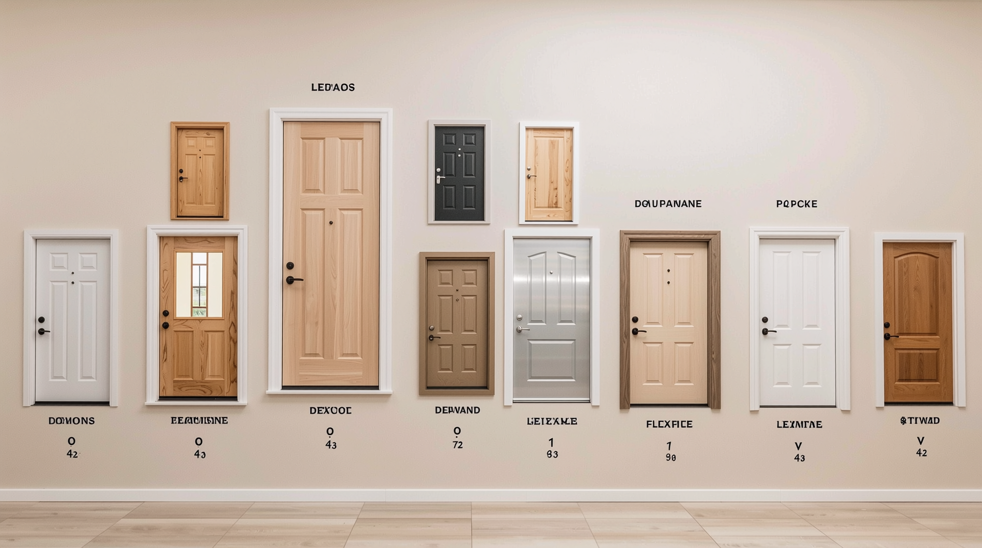 방화문 재질별 가격과 특징 비교 차트