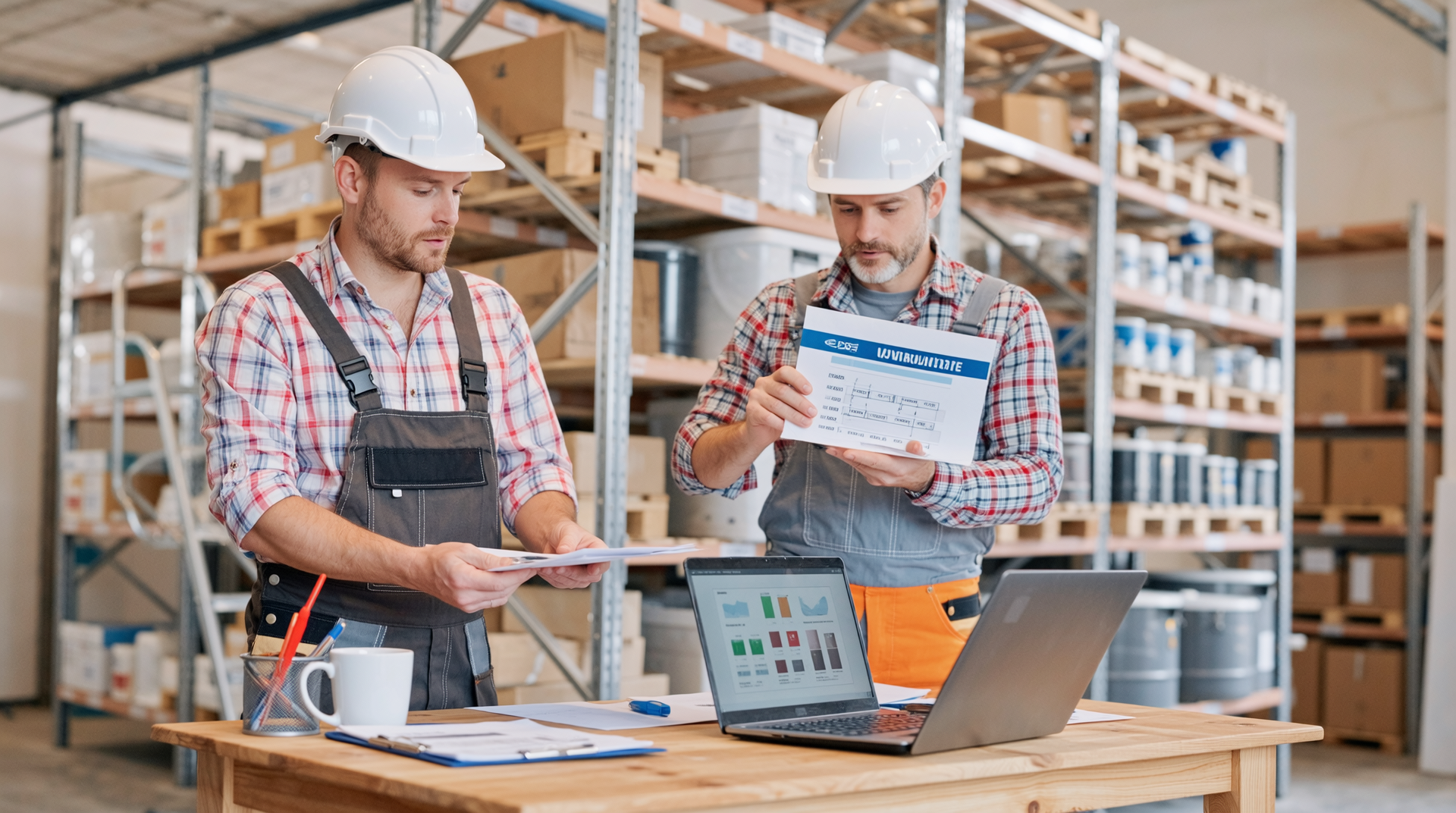 업체 선정과 견적 요청 상담 장면