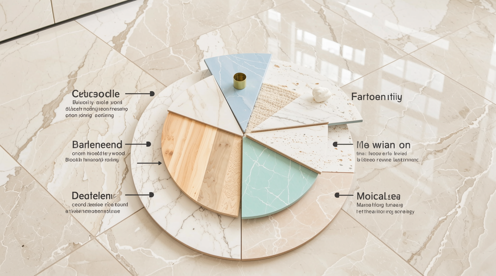 자재별 특성과 장단점, 시공 난이도 및 유지보수 정보를 보여주는 인포그래픽